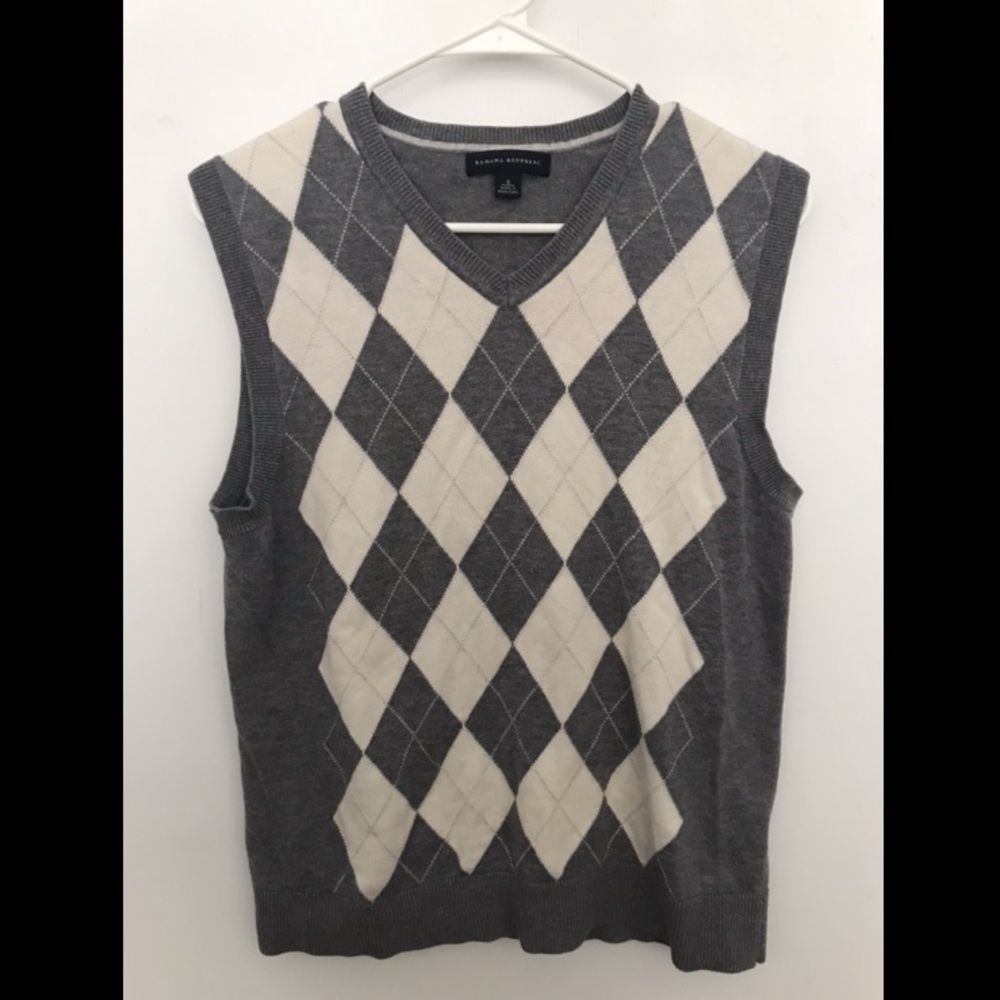 Men’s Banana Republic Argyle Sweater Vest
